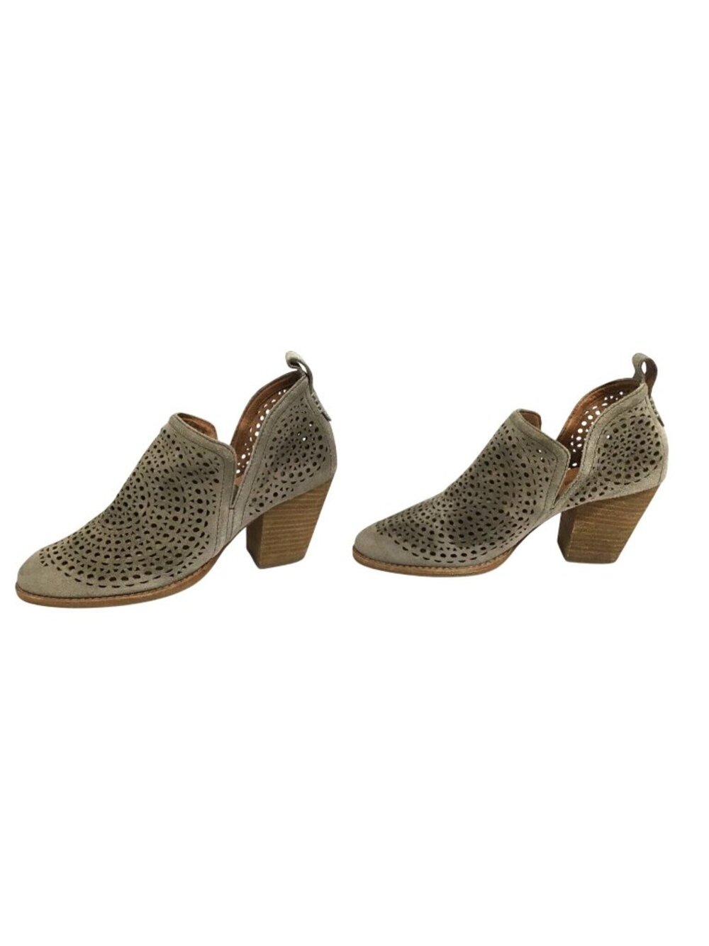 Jeffrey Campbell Rosalee Womens 9 Boho Tan Suede Bootie